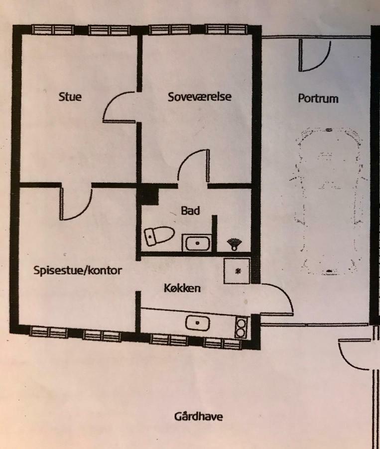 Appartement Ribe Sonderport Bed & Kitchen Extérieur photo